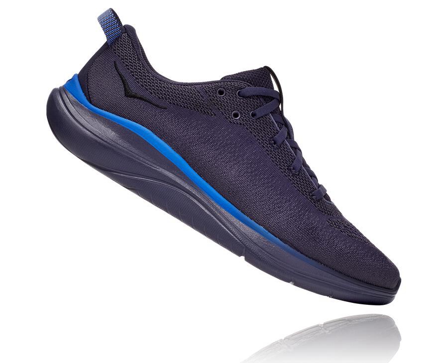 Tenis Hoka One One Masculino Azul Marinho - Hupana Flow - 573-WQNYHU